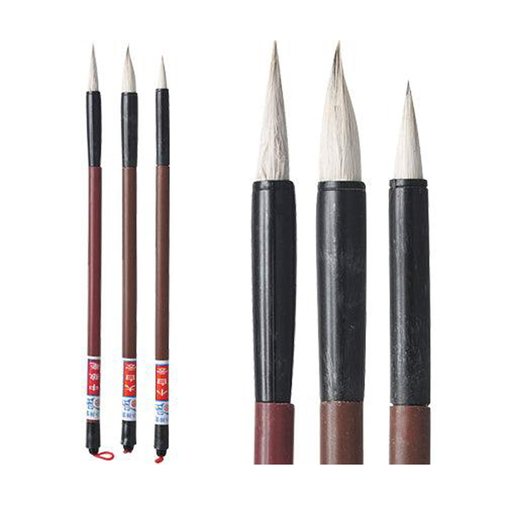 Chinese Pen Brushes 3pk