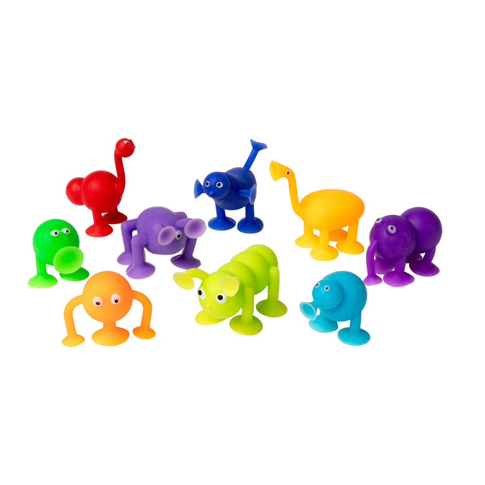 Suction Monsters Educational Toy 9pk