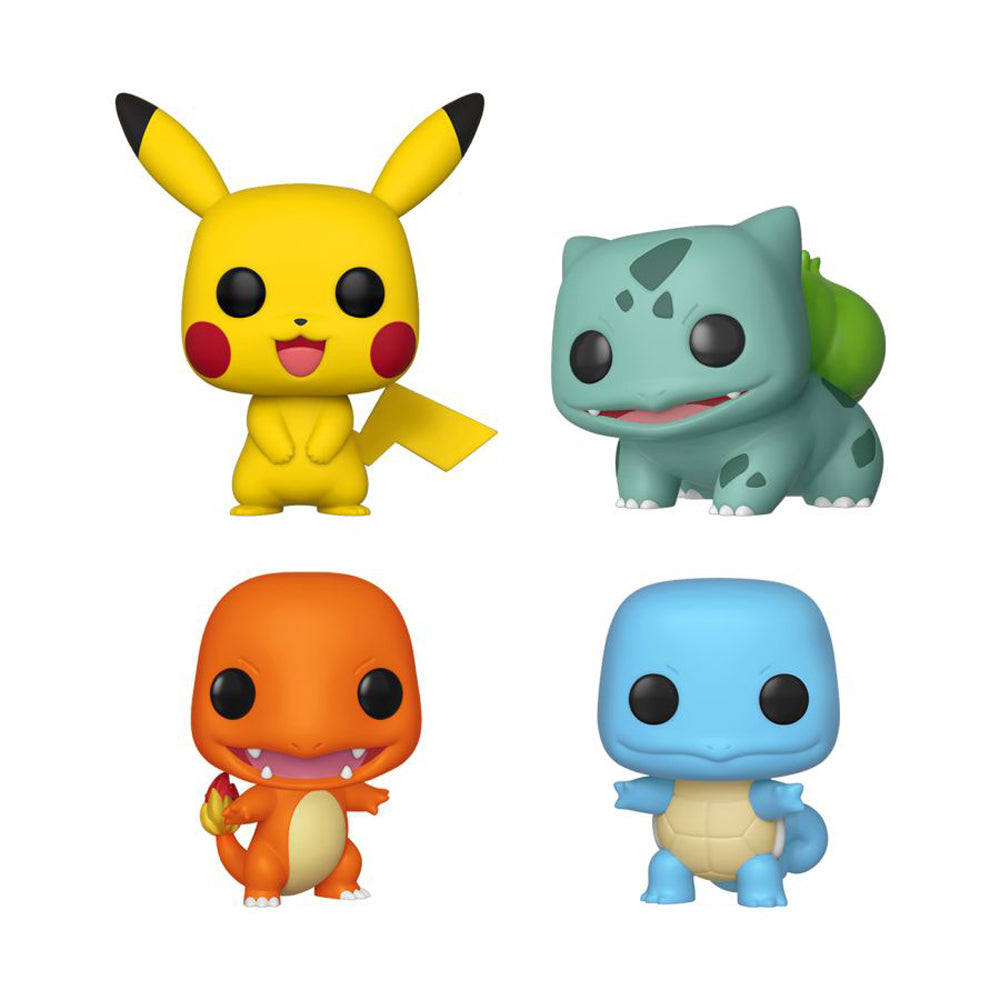 Pokemon Starters US Exclusive Pop! Vinyl 4-Pack