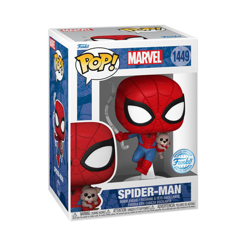 Spiderman with "Sandwich the Dog" Exclusive Pop! Vinyl