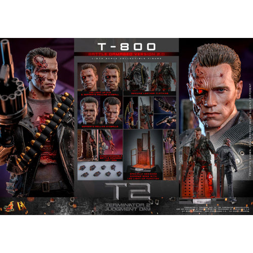 Terminator 2: Judgement Day T-800 (Battle Damaged 2.0) 1:6 Figure