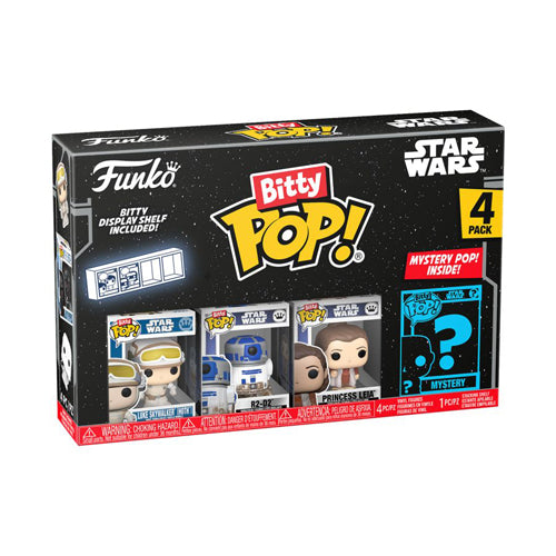 Star Wars Luke Skywalker (Hoth) Bitty Pop! 4-Pack