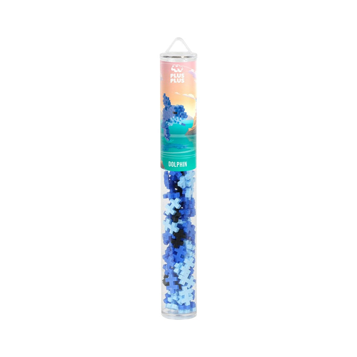 Plus-Plus Dolphin Building Blocks Tube 100pcs