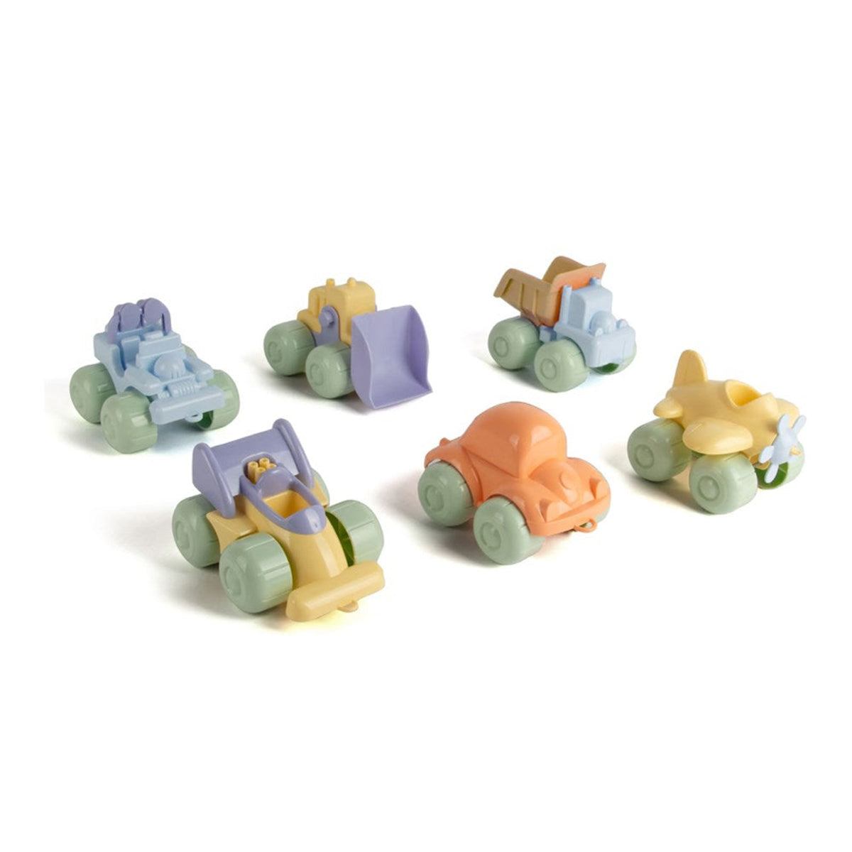 Dantoy Pastel Recycled Vehicles 17cm