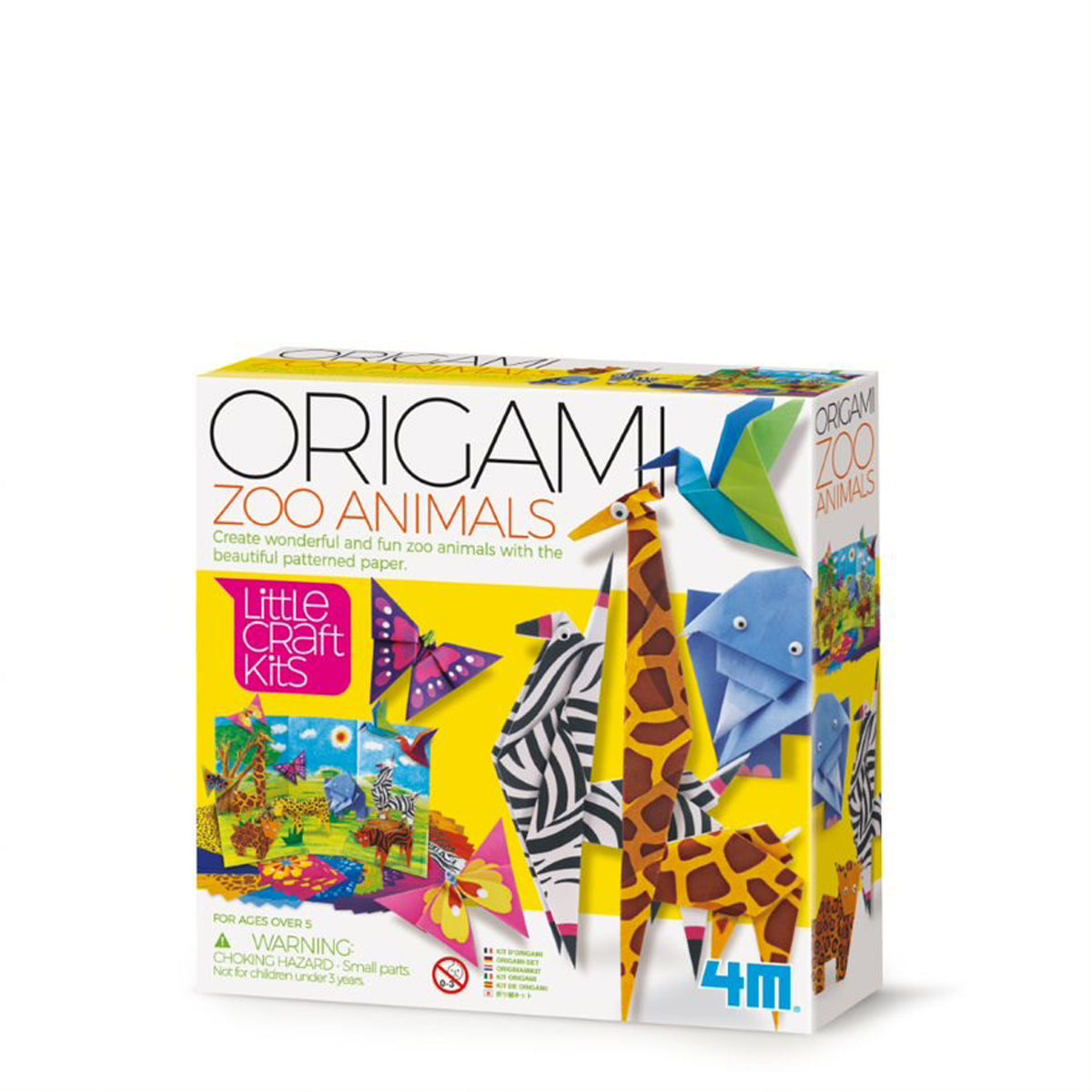 4M Little Craft Zoo Animals Origami
