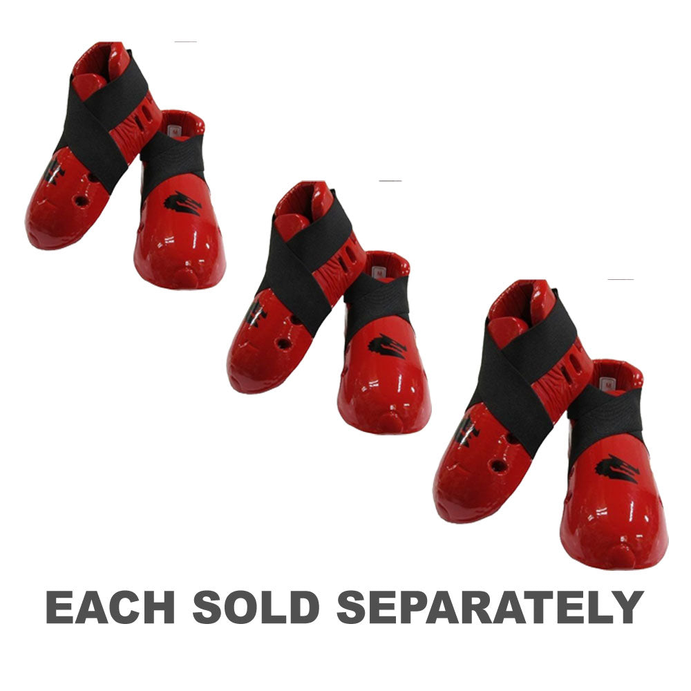 Morgan Dipped Foam Foot Guards (Red)
