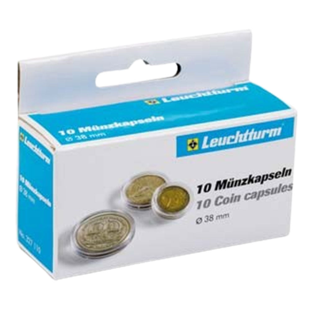 Leuchtturm Coin Capsules 10pk(サイズ30-39から)