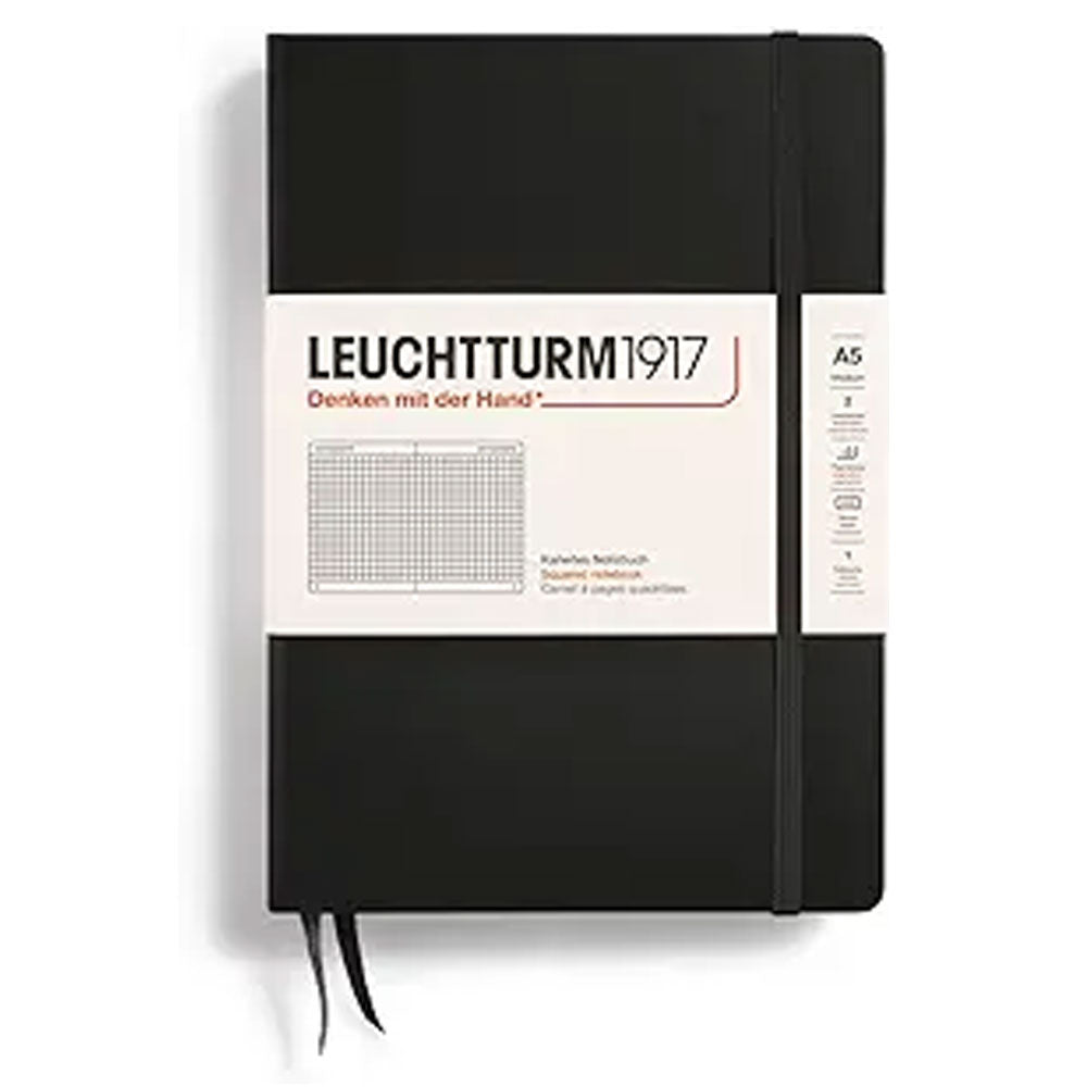 Leuchtturm Leather A5ノートブック251pg(黒)