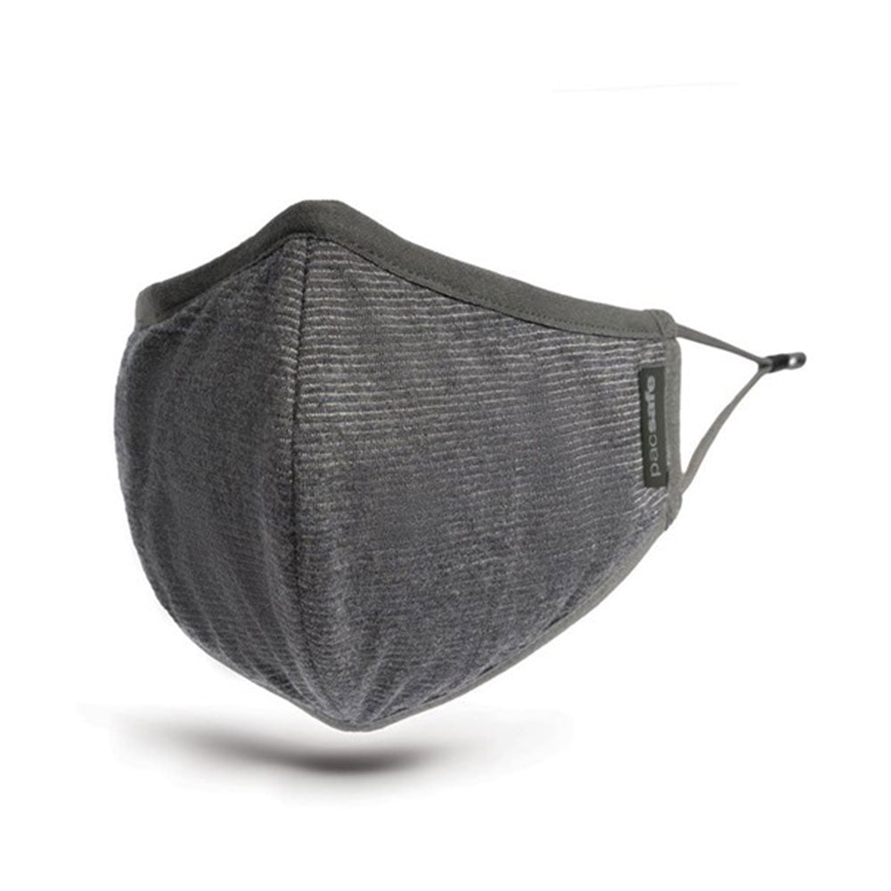 Srebrna maska twarzy srebrna szary