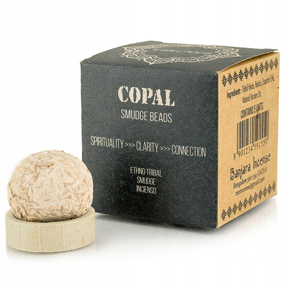 Copal Smudge Beads by Banjara
