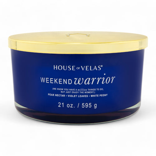 Weekend Warrior Burnable Sensations Candle 595g