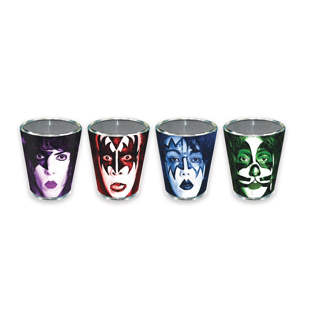 KISS Shot Glass Set (4 Pack)