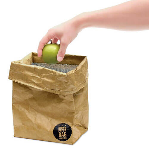 Brown Paper Bag Insulated Lunchbox