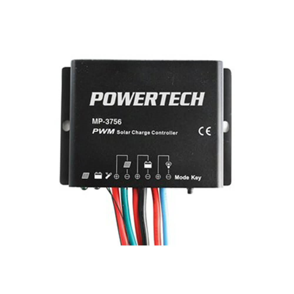 Powertech PWMソーラーチャージコントローラー(12Vまたは24V)