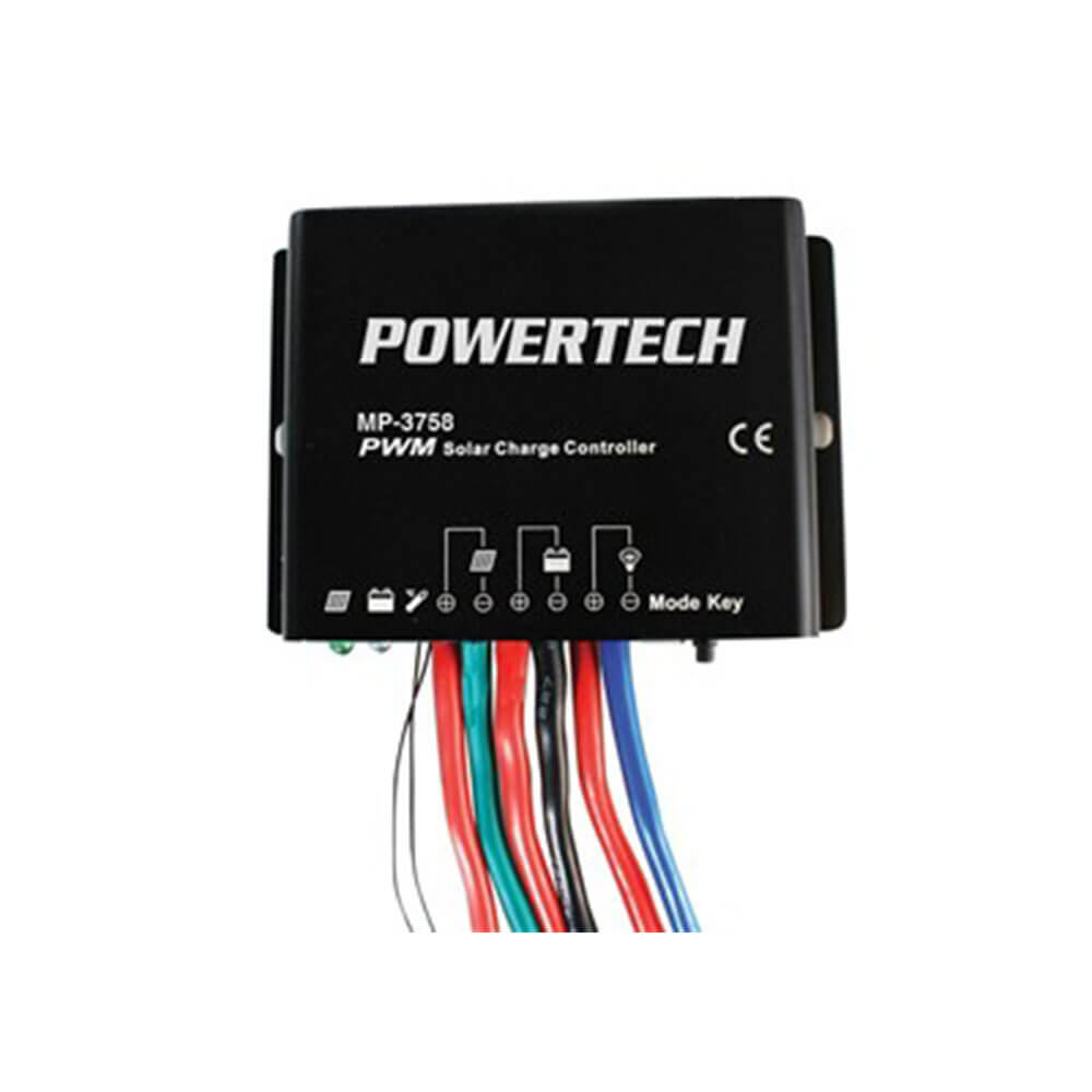 Powertech PWMソーラーチャージコントローラー(12Vまたは24V)