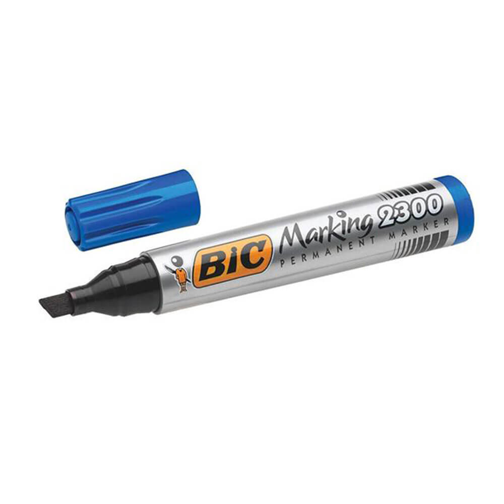 Bic Chiselチップ永久マーカー12pcs(3.1-5.3mm)