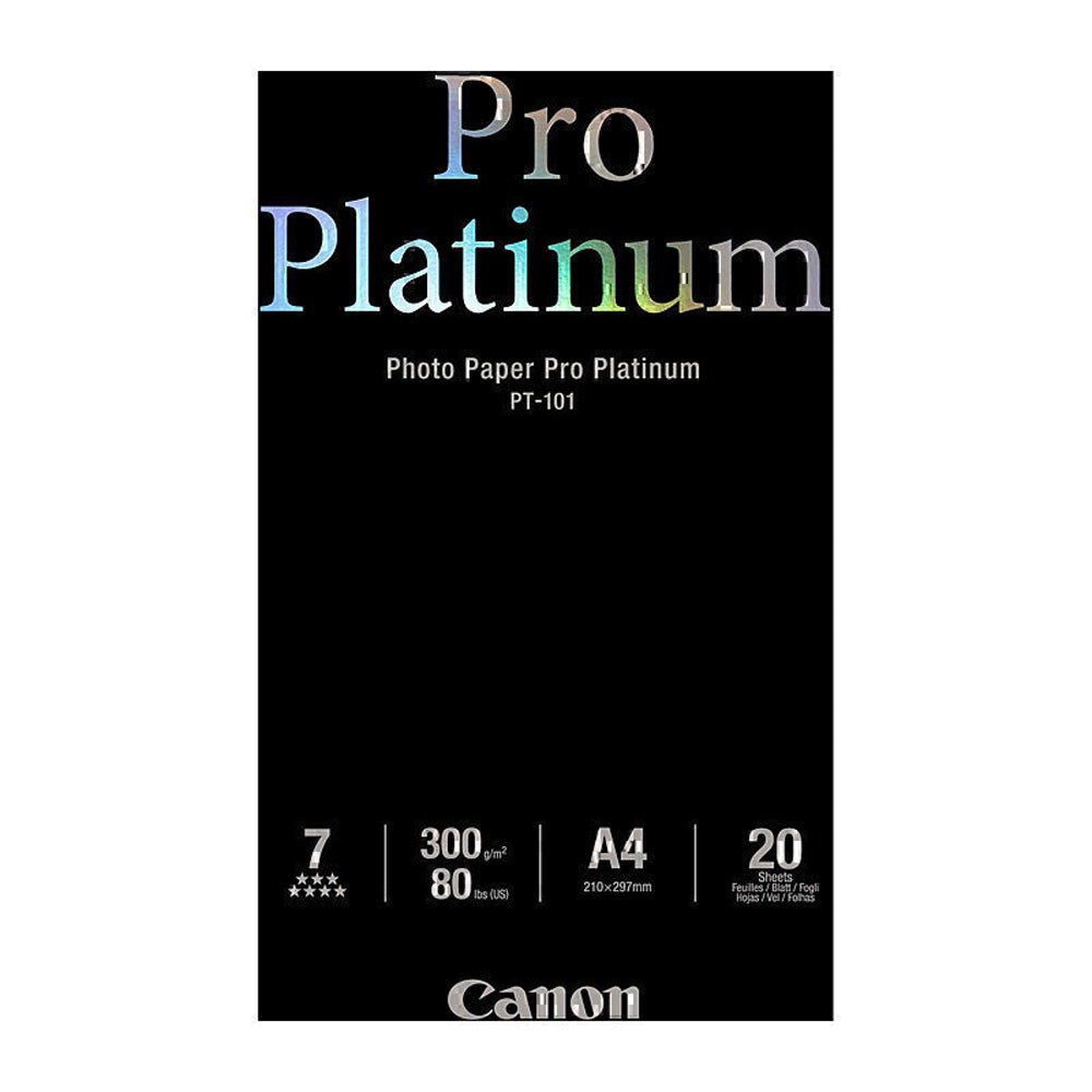 Canon Pro Platinum Photo Paper 20 stc
