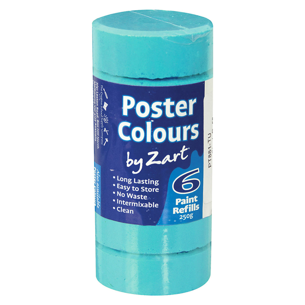 Zart Poster Colours Refill 6pcs