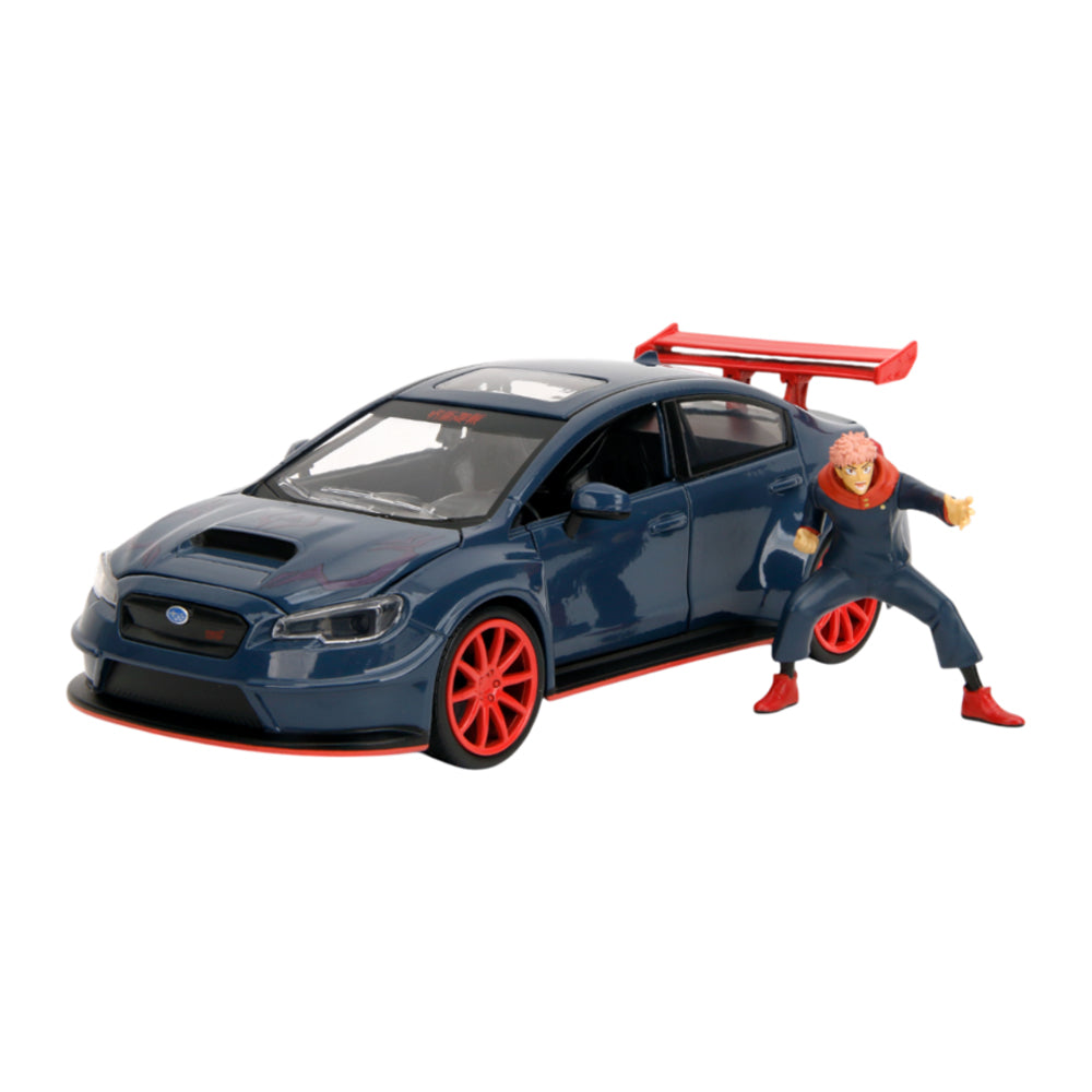 Jujutsu Kaisen 1:24 2016 Subaru WRX STI Vehicle with Yuji Itadori 2.75"