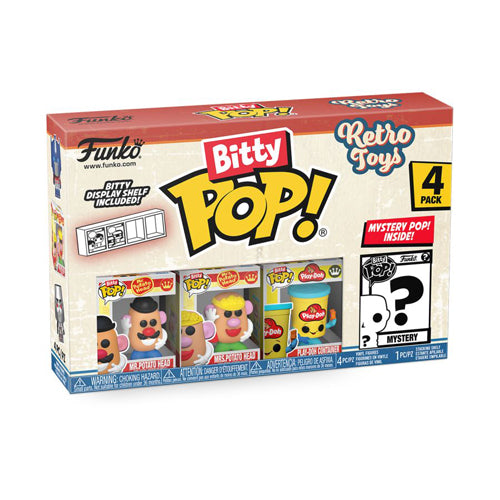 Retro Toys Mr. Potato Head Bitty Pop! 4-Pack