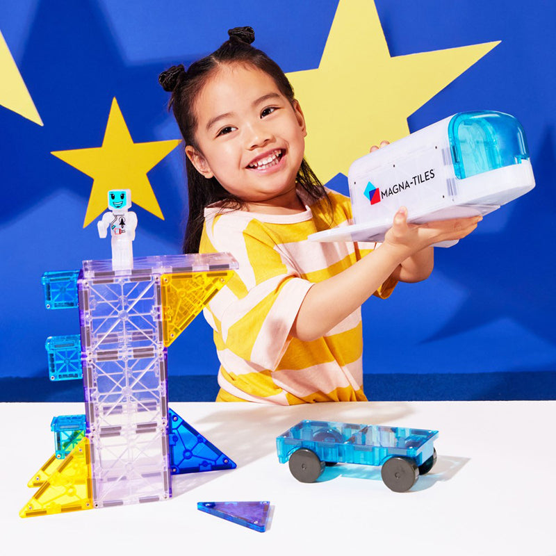 MAGNA-TILES Space + microMAGS 32-Piece Set