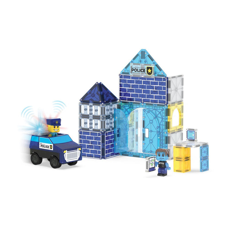MAGNA-TILES Police Station 35-Piece Set