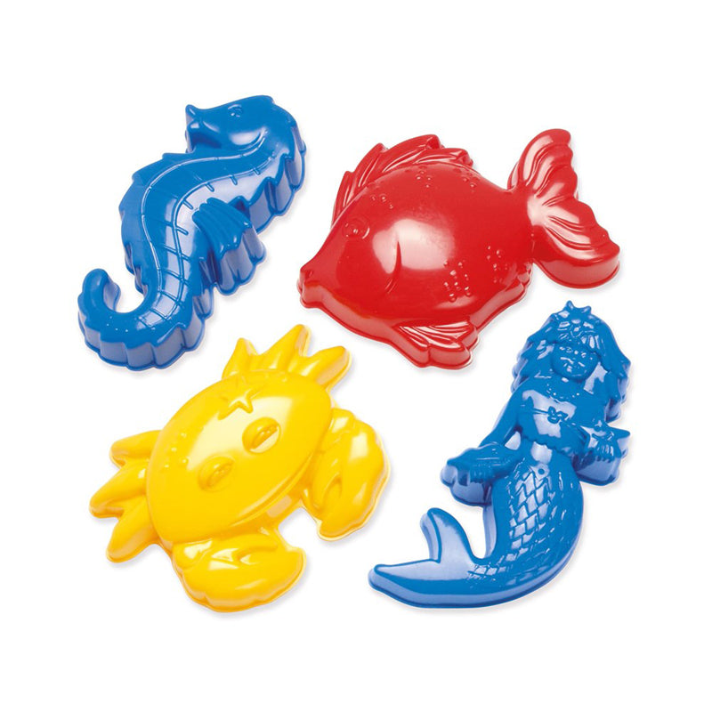 Dantoy Classic Sand Moulds Sea Creatures 4 pcs