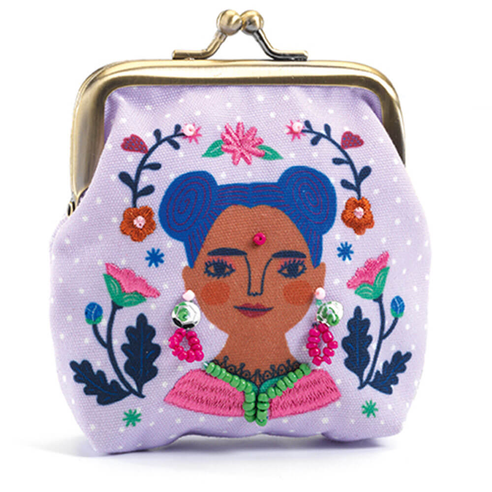 Djeco śliczna torebka z metalowym zapięciem w stylu retro