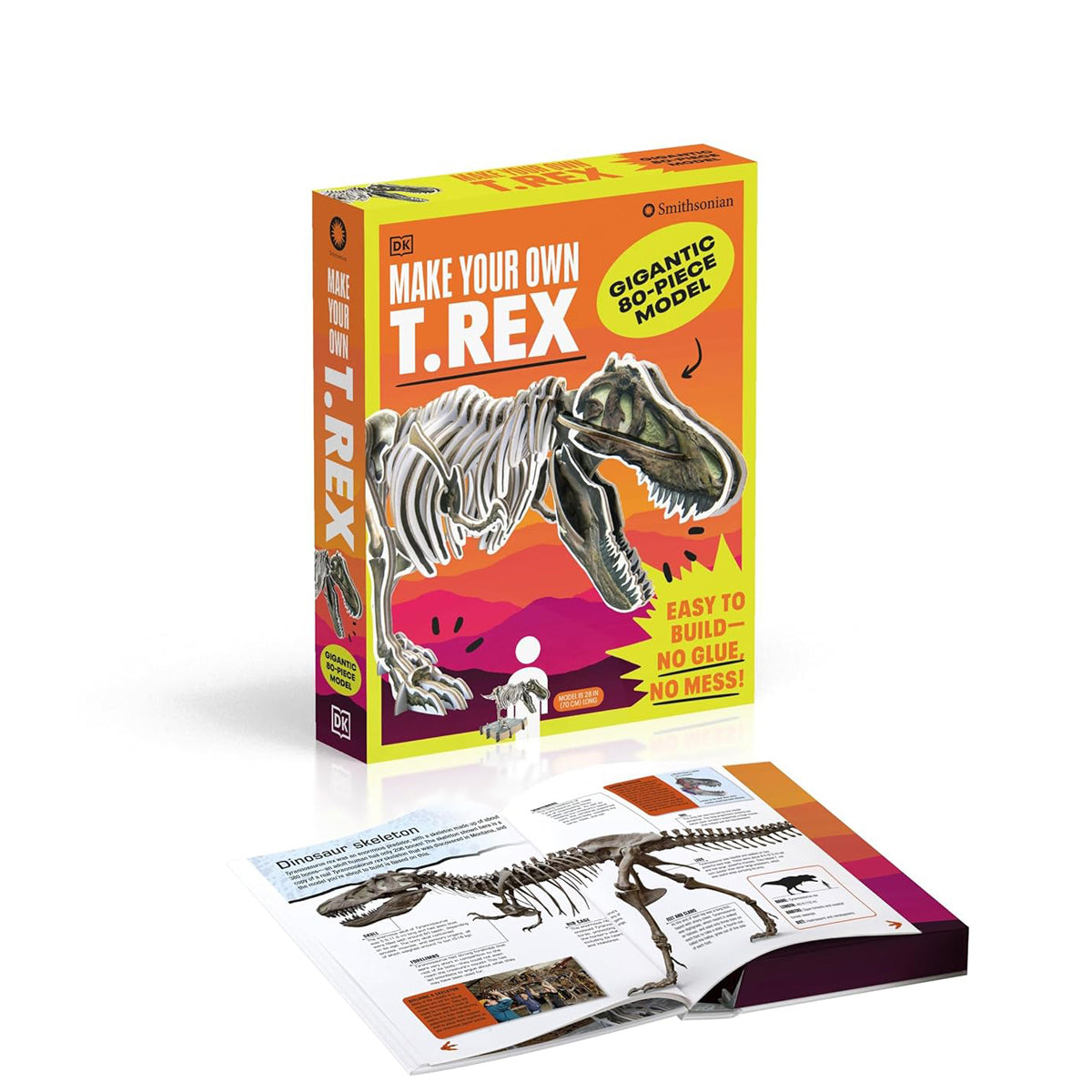 Make Your Own T. Rex: Easy to Build No Glue No Mess!