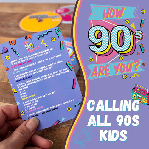 Boxer Gifts How 90's Are You? Trivia Game