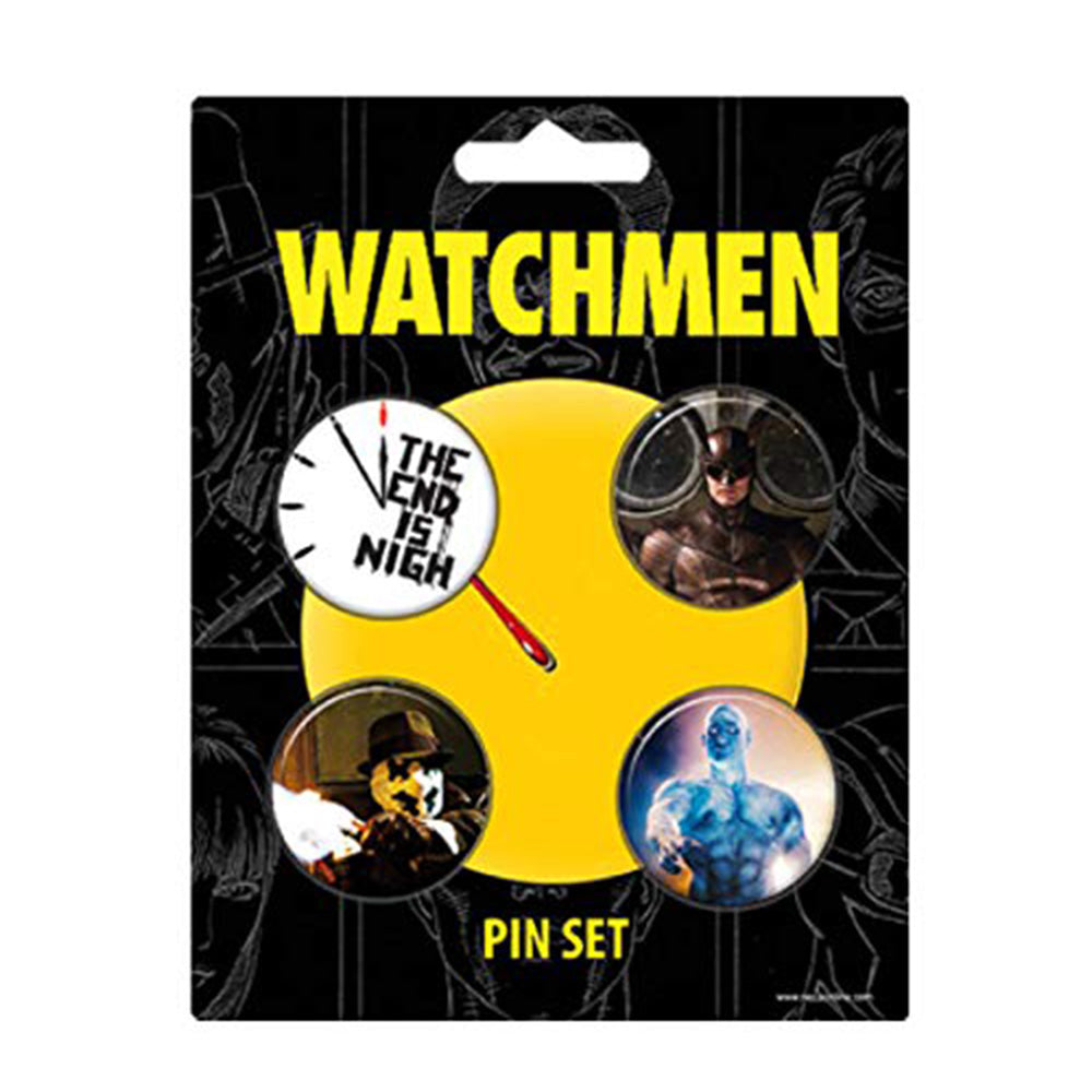 Watchmen pin set van 4