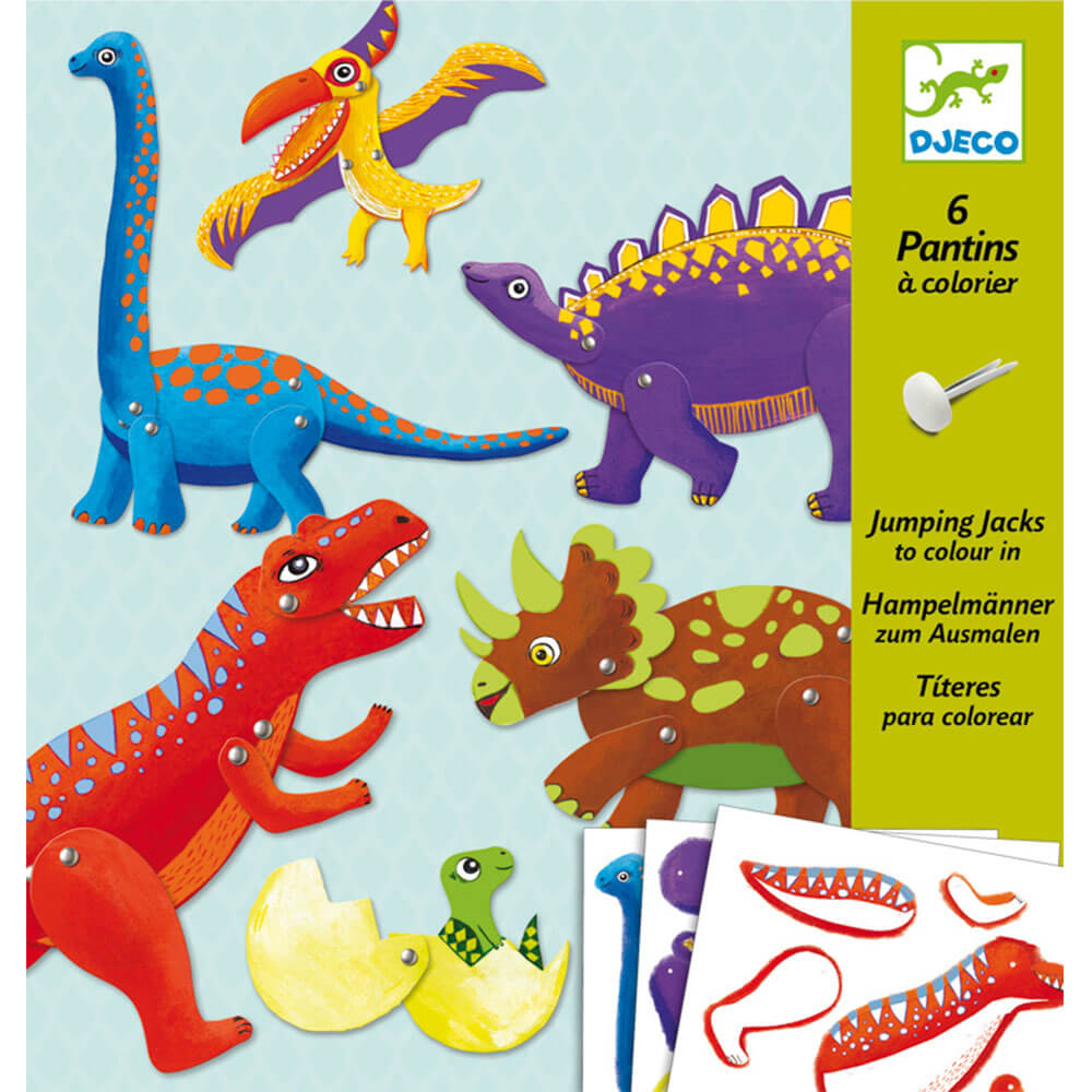 DJECO PAPIER PUPPETS LEREN KIT